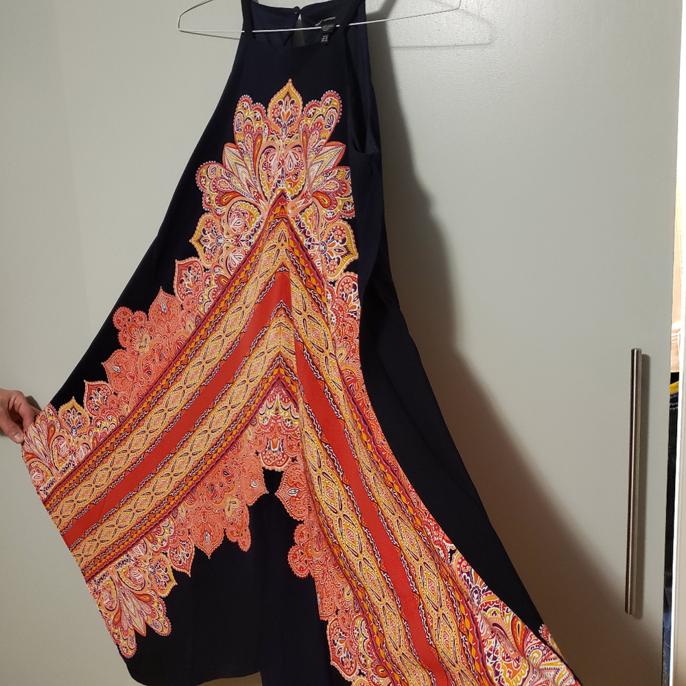Maggy London halter hankerchief dress, Size 6